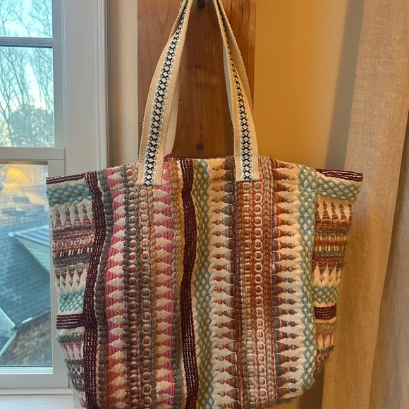 Bohemian Multicolor Tote Bag - Picture 3 of 3